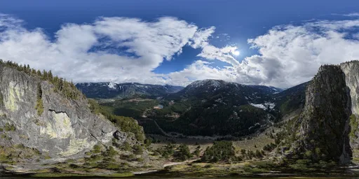 Rocky Mountain Overcast Sunny