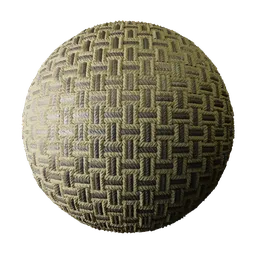 Realistic Hopsack metalic fabric