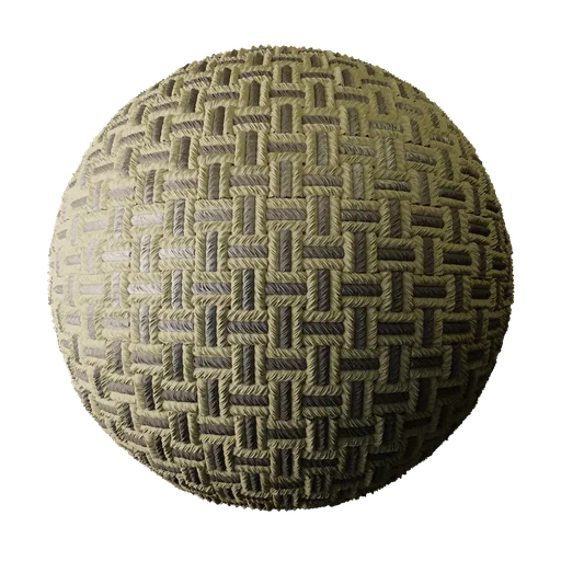 Realistic Hopsack metalic fabric