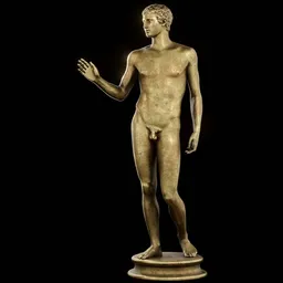 statue of Jungling Vom Magdalensberg bs