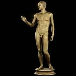 statue of Jungling Vom Magdalensberg bs