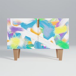 Chest of drawers with animation