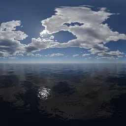 Morning cloud sunshine