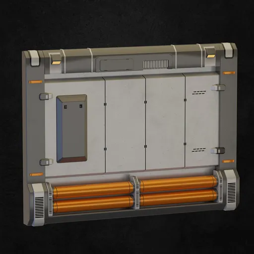 Sci-Fi Wall Panel