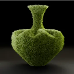 Landscape Grass Vase Sculpture