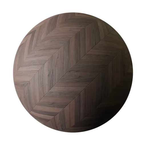 High-resolution dark wood parquet texture for realistic 3D rendering in Blender and PBR applications.