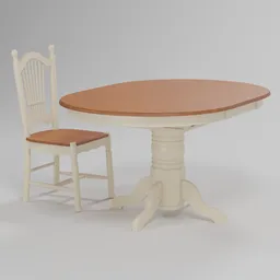 Person Four Leg Dining Set