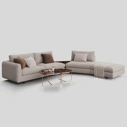 Modern Elegant Sofa Aster Sectional