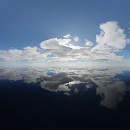 Cloudy Blue Sky Day