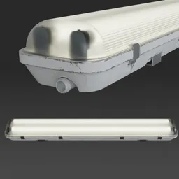 Industrial fluorescent tube light