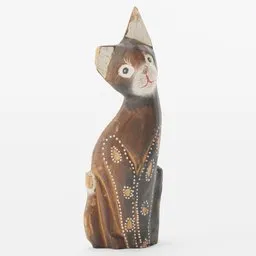 Wooden Cat