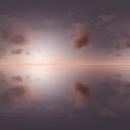 Soft Pink Sunset Reflection