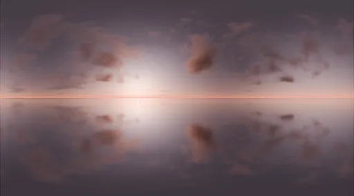 Soft Pink Sunset Reflection
