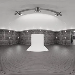 Studio Light - Brick Room HDRi
