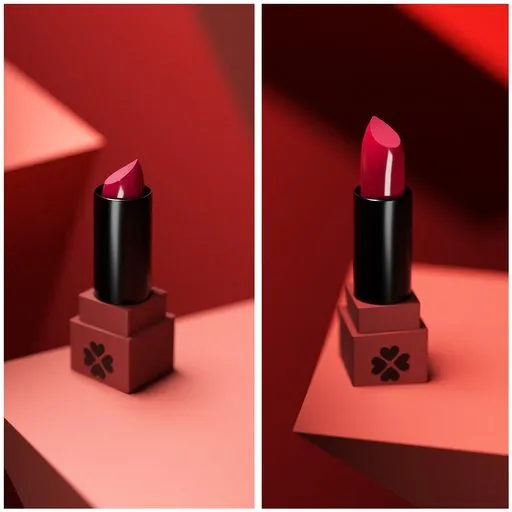 cosmetics lipstick swatch mockup