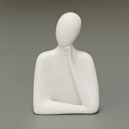 Thinking Figure Bust