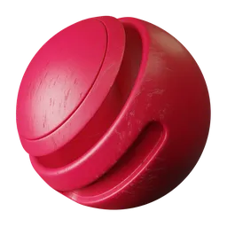 Scratched Textured Plascit (Red)