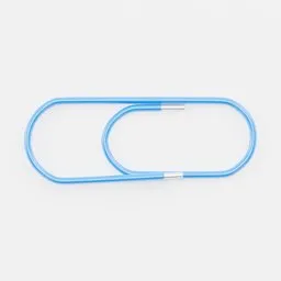 "Get organized with these realistic 3D paper clips for Blender 3D. Perfect for office or school projects, inspired by Chris LaBrooy's design. Support the creator by downloading now."