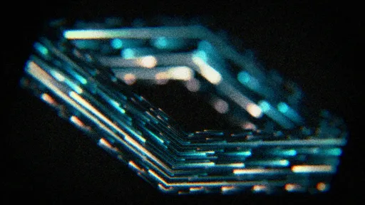 Cyberpunk Hexagon Data Loop Trails