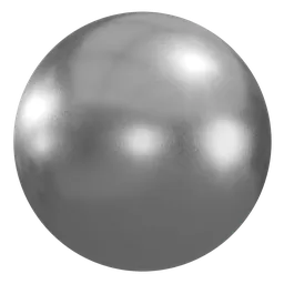 Procedural Brushed Silver Metal Material