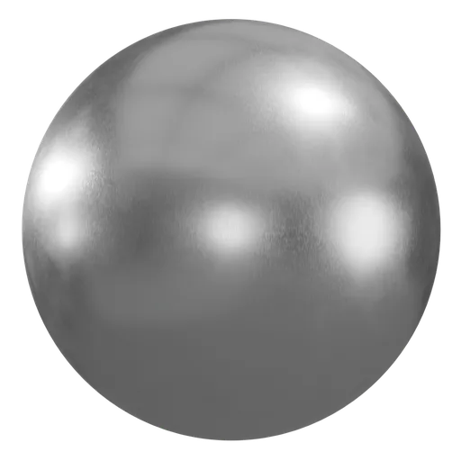 Procedural Brushed Silver Metal Material