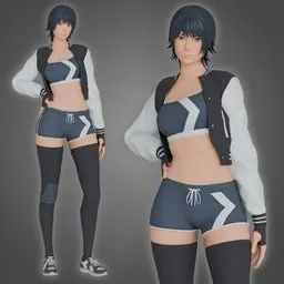 Stylized Game Ready Character Brigitte