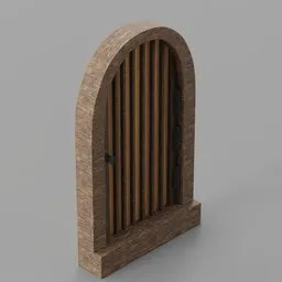 Arched Reinforced Door