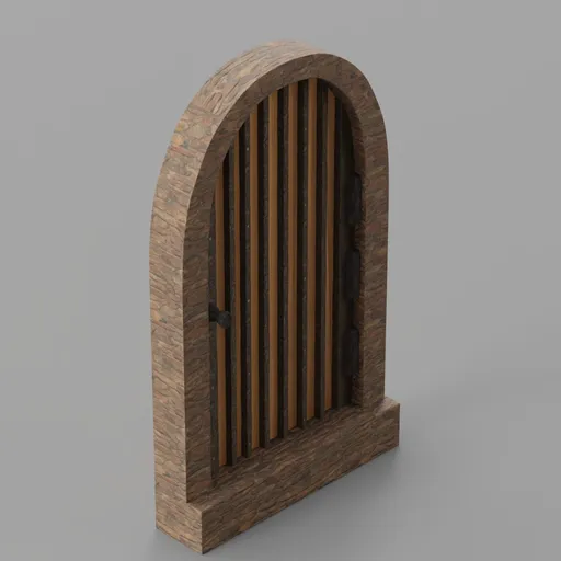 Arched Reinforced Door
