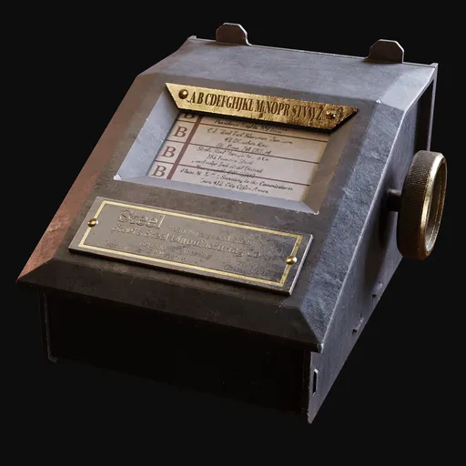 1920s Rotary Card Index