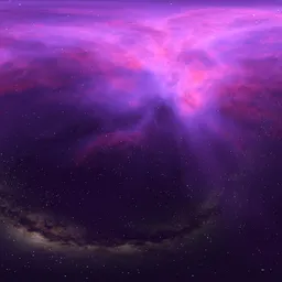 Colorful Nebula in Space