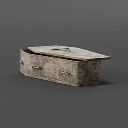 Old Wooden Coffin