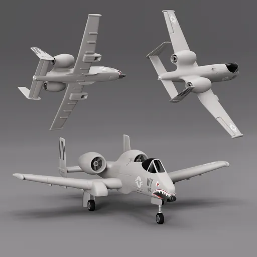 Stylized A-10 Warthog