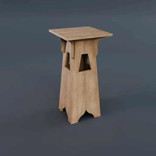 Vintage Wooden Plant Stand