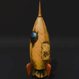 Old rocket toy
