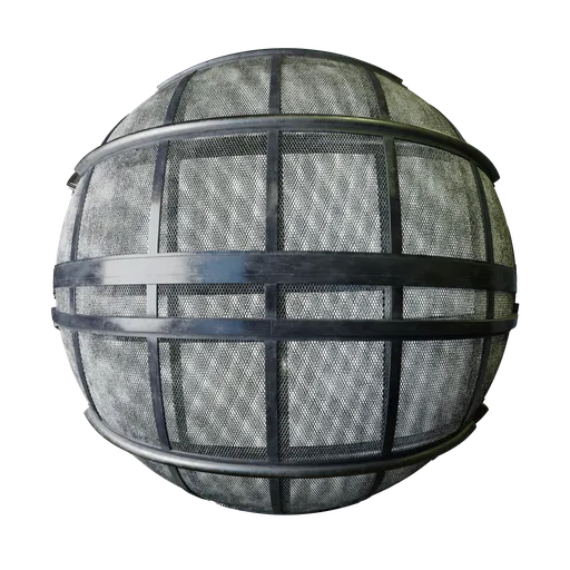 Metallic Security Wall