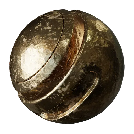 Old brass metal