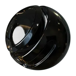 Procedural Nero Portoro Marble