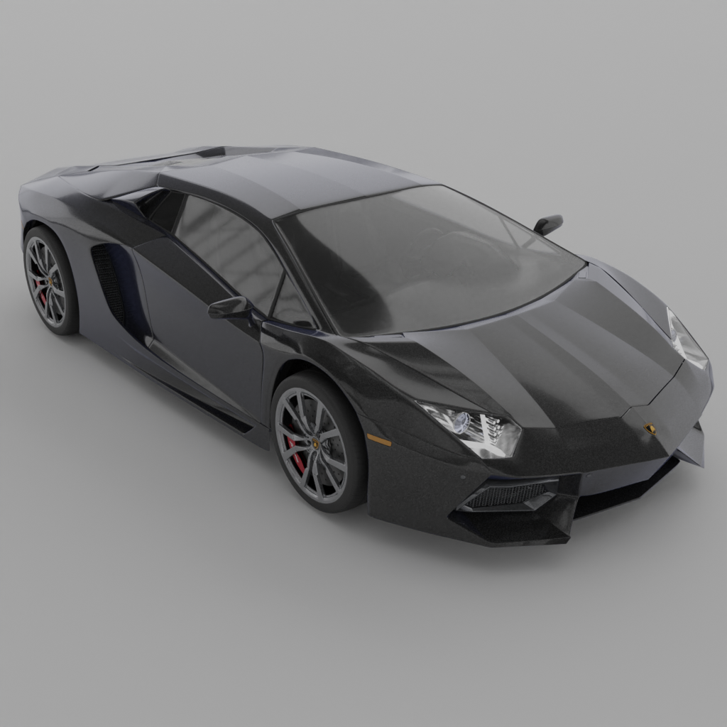 LamborghiniAventador | 3D Luxury / Supercar models | BlenderKit