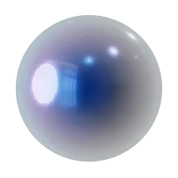 Iridescent Blue Pearlescent Car Paint