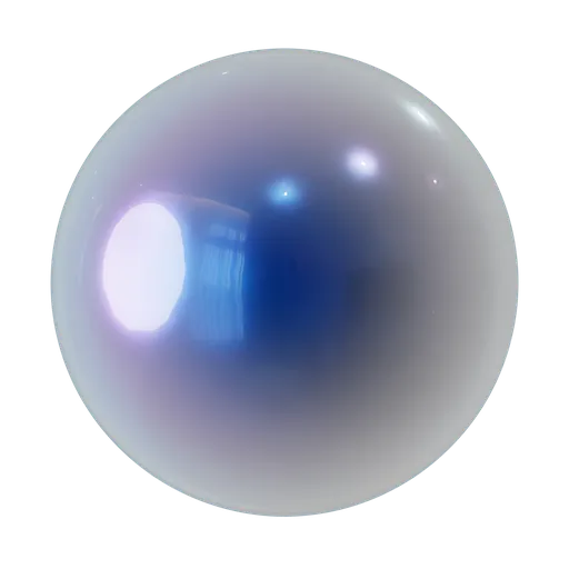 Iridescent Blue Pearlescent Car Paint