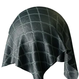 Geometric Green Velvet