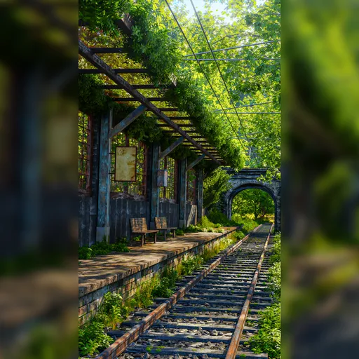 Abandoned Forest Railway Station