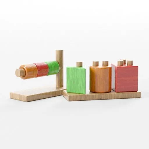 Wooden Shape Stacking Toy