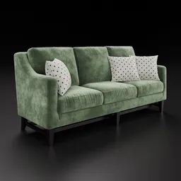 Sofa Arden Sage Velvet