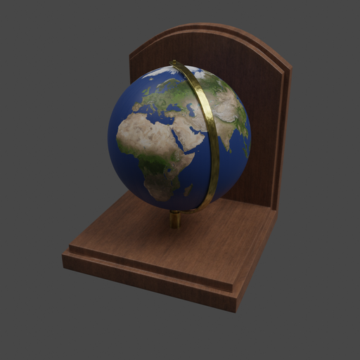 BlenderKit Download the FREE Globe Decor model