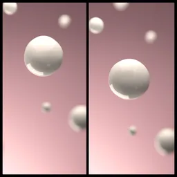 Animated liquid drops splashes