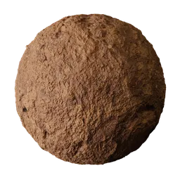 Rough Orange Cave Rock