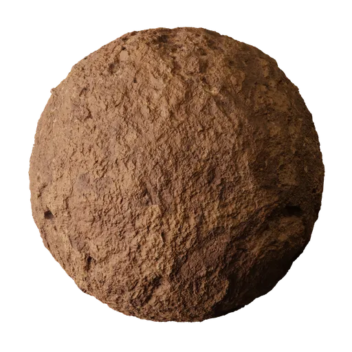 Rough Orange Cave Rock
