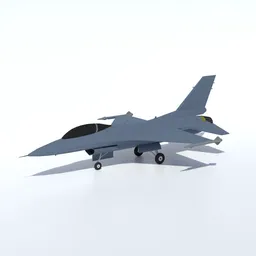 Low Poly F-16