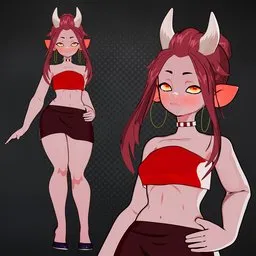 Lilitha - Anime Stylized NPR Character